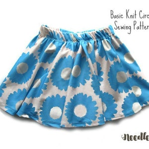 KIDS CIRCLE SKIRT Sewing Pattern - Toddler Skirt Sewing Pattern - Easy Sewing Pattern - Easy Skirt Sewing Pattern - Kids Skirt Pattern