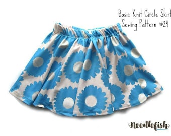 KIDS CIRCLE SKIRT Sewing Pattern - Toddler Skirt Sewing Pattern - Easy Sewing Pattern - Easy Skirt Sewing Pattern - Kids Skirt Pattern