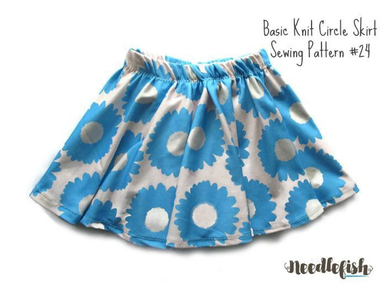 KIDS CIRCLE SKIRT Sewing Pattern Toddler Skirt Sewing Etsy