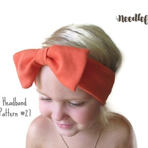 KNOT HEADBAND Sewing Pattern // PDF sewing pattern - Toddler Knot Headband - Adult Headband - Easy Sewing Pattern
