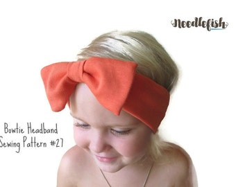 KNOT HEADBAND Sewing Pattern // PDF sewing pattern - Toddler Knot Headband - Adult Headband - Easy Sewing Pattern