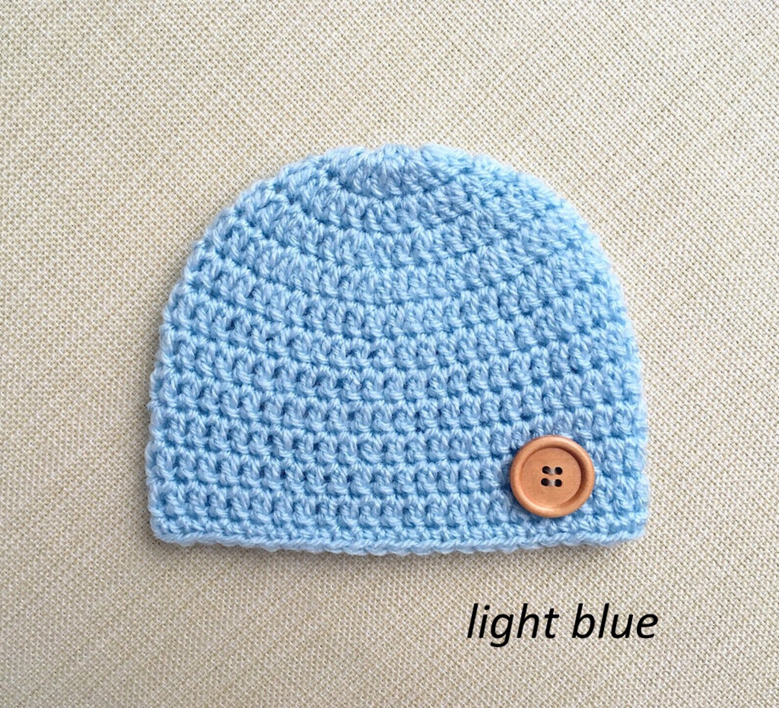 Newborn baby boy hat Crochet newborn hat Boy Newborn photo Etsy