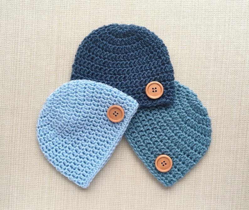 crochet newborn boy hat