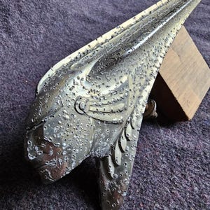 1953 Pontiac Chief Chieftain Indian Hood Ornament Mascot Rare Rat Rod Custom Car Art Deco Chrome