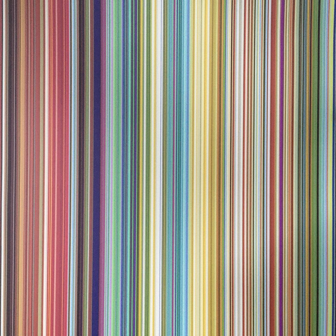 Multi Coloured Fine Striped Wallpaper Etsy UK