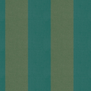 Simple wide stripe Wallpaper - Turquoise