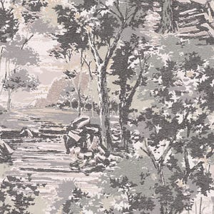 Carta da parati Forest Glade - Grigio