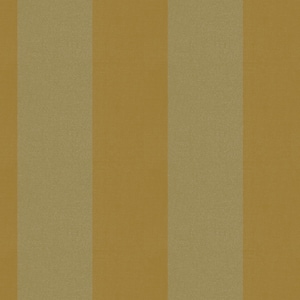 Simple wide stripe Wallpaper - Ochre
