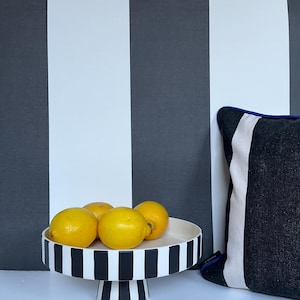 Simple wide stripe Wallpaper - Monochrome