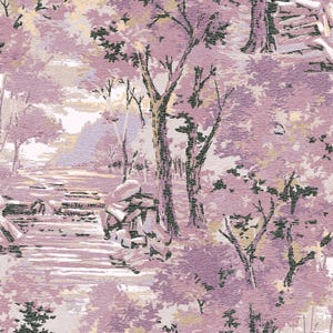 Carta da parati Forest Glade - Fucsia