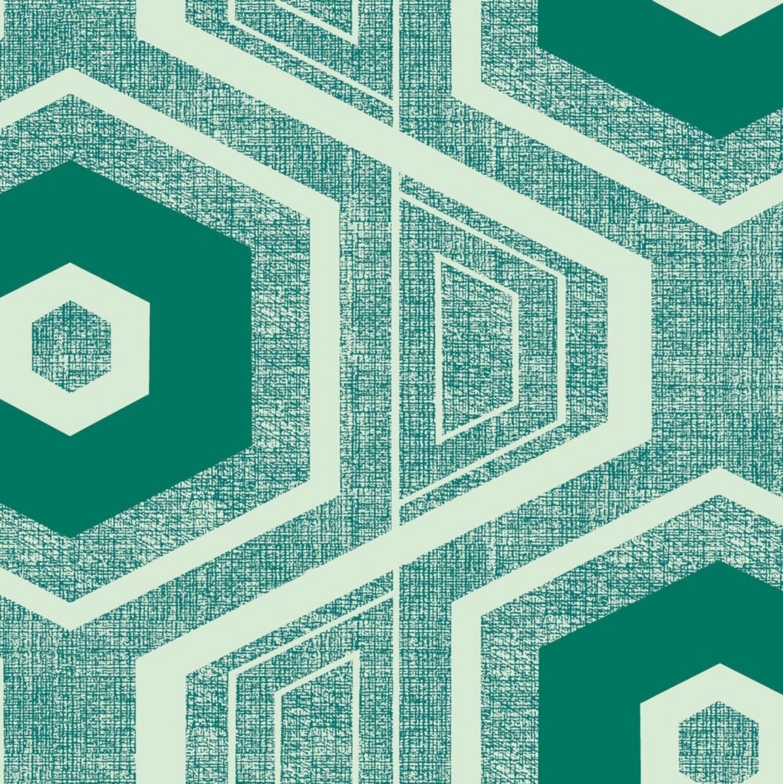 Retro Texture Wallpaper Teal Etsy UK