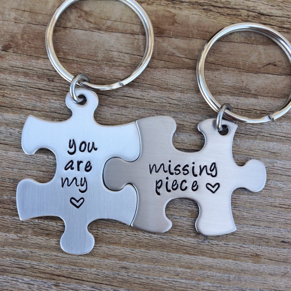 Puzzle Keychain Etsy