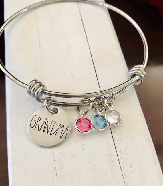 mother's day bracelets with birthstones
