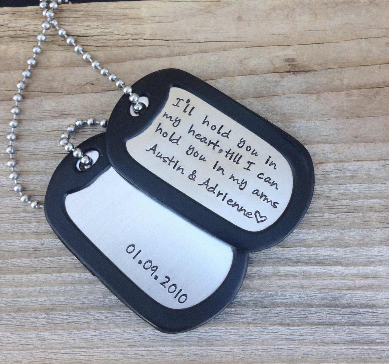 【SENTIMENTS】NO.495 SOLDIER TAG NECKLACE / 追跡付 Never Forget 13 Fallen Soldiers Dog Tag Necklace - We Stand