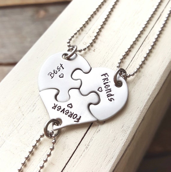 HUI PUZZLE HEART NECKLACE パズルハートネックレス Personalised Puzzle Heart Necklace