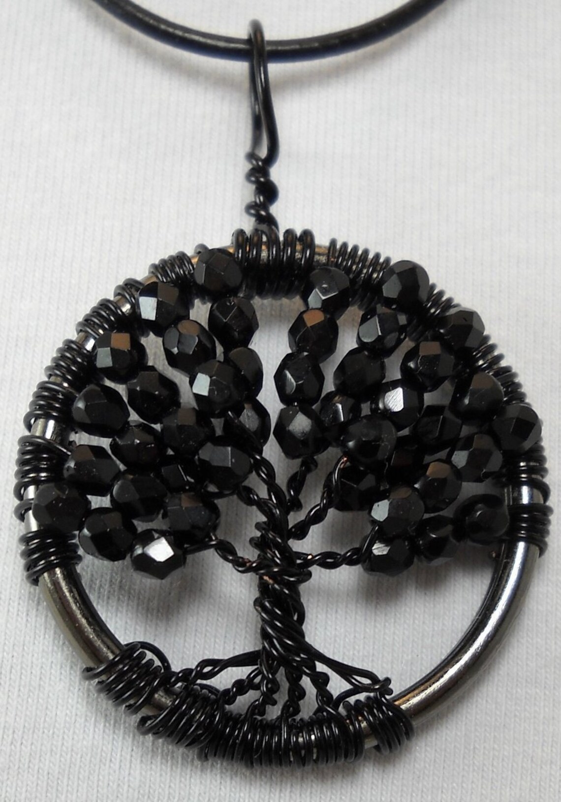 Beaded Tree of Life pendant Tree of Life wire wrapped Etsy