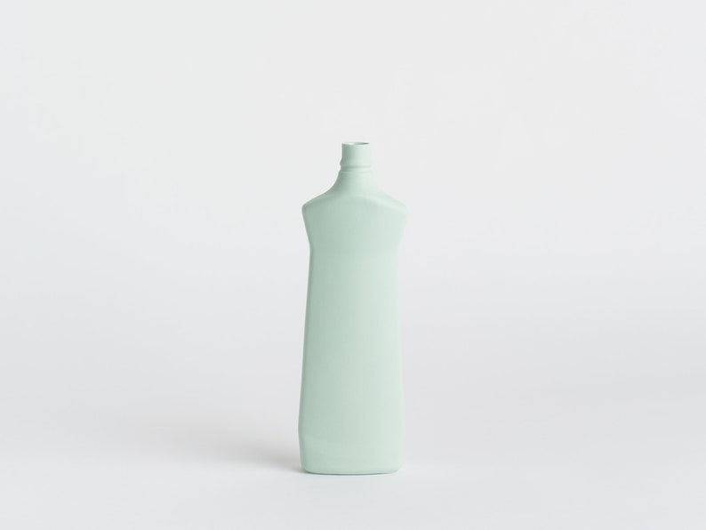 Mint porcelain bottle vase 1 afbeelding 2