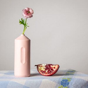 Pink porcelain bottle vase 2 image 1