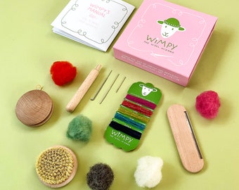 Wimpy the woolwizard - kit complet de réparation et d’entretien de la laine pour les nuls.