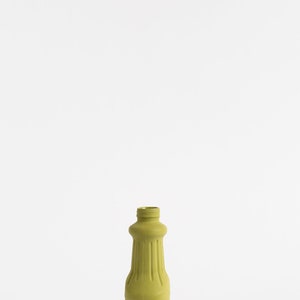 jarrón botella de porcelana verde musgo 22 imagen 6