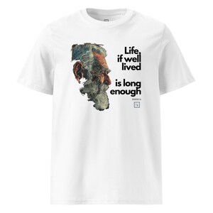Stoic Wisdom: Wear Your Philosophy with Pride – Stoic quotes, Graphic design, Organic cotton | Stoic I2-01 - unisex t-shirt