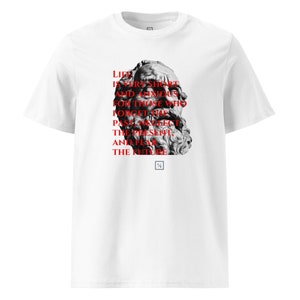 Stoic Wisdom: Wear Your Philosophy with Pride – Stoic quotes, Graphic design, Organic cotton | Stoic I17-01 - unisex t-shirt