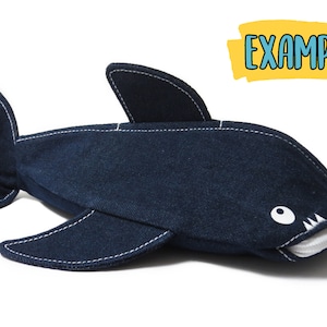 Tutorial and Pattern Pencil Case WhaleShark image 3