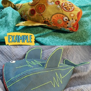 Tutorial and Pattern Pencil Case WhaleShark image 6