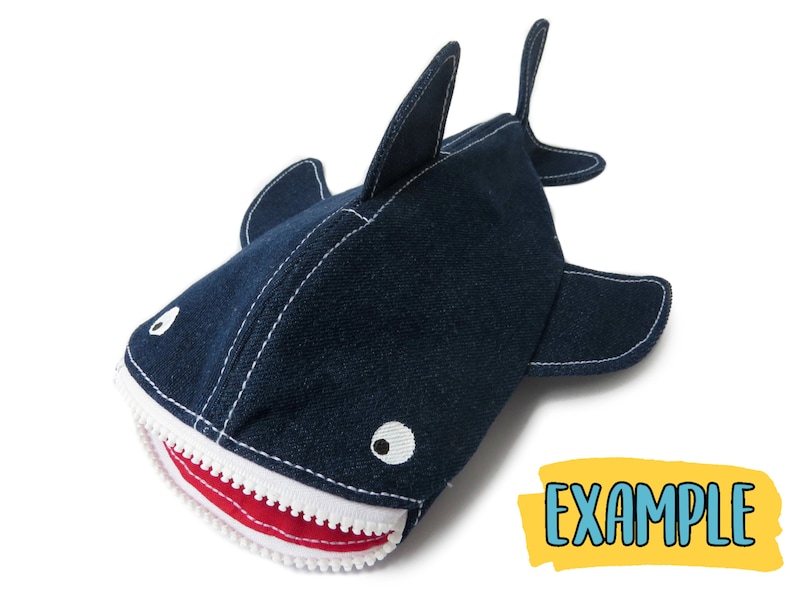 Tutorial and Pattern Pencil Case WhaleShark image 2