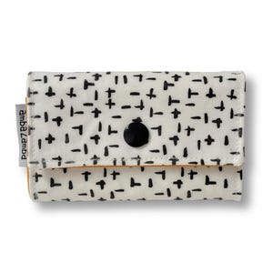 Mini Portemonnaie aus beschichteter Baumwolle, kleiner Geldbeutel, Geldbeutel für Kinder oder Erwachsene, MiniMoneyBag, abwischbar