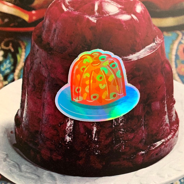 Jello Mold Holographic Sticker