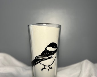 Chickadee Bird Pint Glass