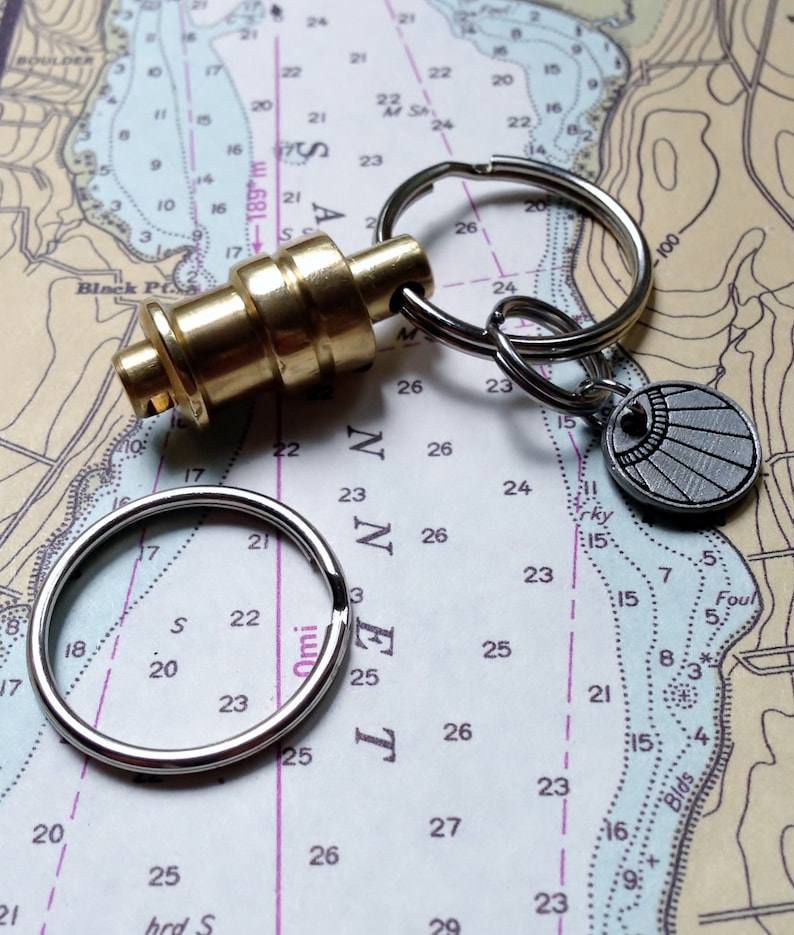 Nautical Winch Quick Release Valet Keyring - Etsy