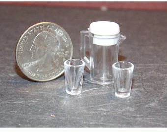 Dollhouse Miniature White Kitchen Table 1:12 one inch scale F17 Dollys Gallery