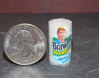 Dollhouse Miniature Paper Towels Roll unopened  1:12 One Inch Scale B70 Dollys Gallery