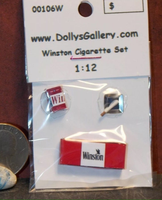 Dollhouse Miniature Cigarette Carton 1:12 scale Cigarettes w2 D159 Dollys  Gallery