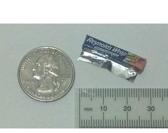 Poppenhuis Miniatuur Foil Food Wrap 1:12 one inch schaal B179 B180 Dollys Gallery