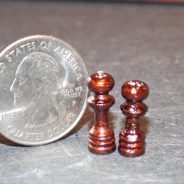 Dollhouse Miniature Food Salt & Pepper Set Salt Shaker Pepper Mill  1:12 One Inch Scale Z302 Dollys Gallery