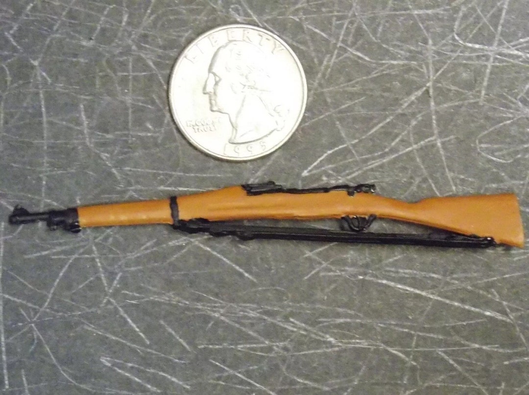 Dollhouse Miniature Springfield Hunting Rifle Gun 1:12 Scale Z662 ...