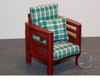 Dollhouse Miniature Living Room Chair 1:12 one inch scale N66 Dollys Gallery