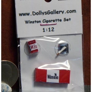 Dollhouse Miniature Cigarette Carton 1:12 scale Cigarettes w2 D159 Dollys Gallery
