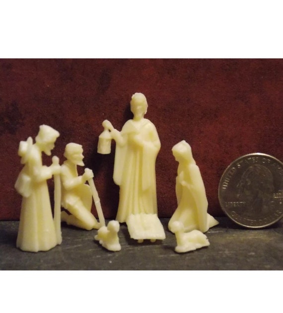 Set di 11 tappeti natalizi in miniatura per casa delle bambole - Tappeti natalizi vellutati Liquidation - Scala 1:12 - Italia