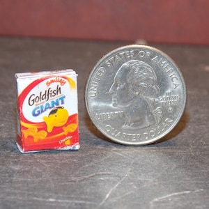 Dollhouse Miniature Food Cheese Crackers Box 1:12 One Inch Scale B79 Dollys Gallery