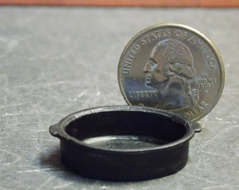 Dollhouse Miniature Metal Baking Roasting Pan 1:12 one inch scale ZF27 Dollys Gallery