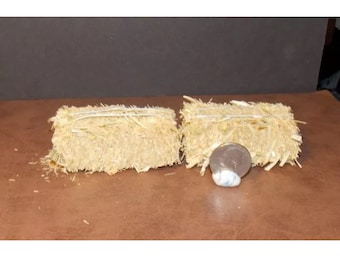 Dollhouse Miniature Old Fashion Farm Hay Bales Set 1:12 one inch scale C170 Dollys Gallery