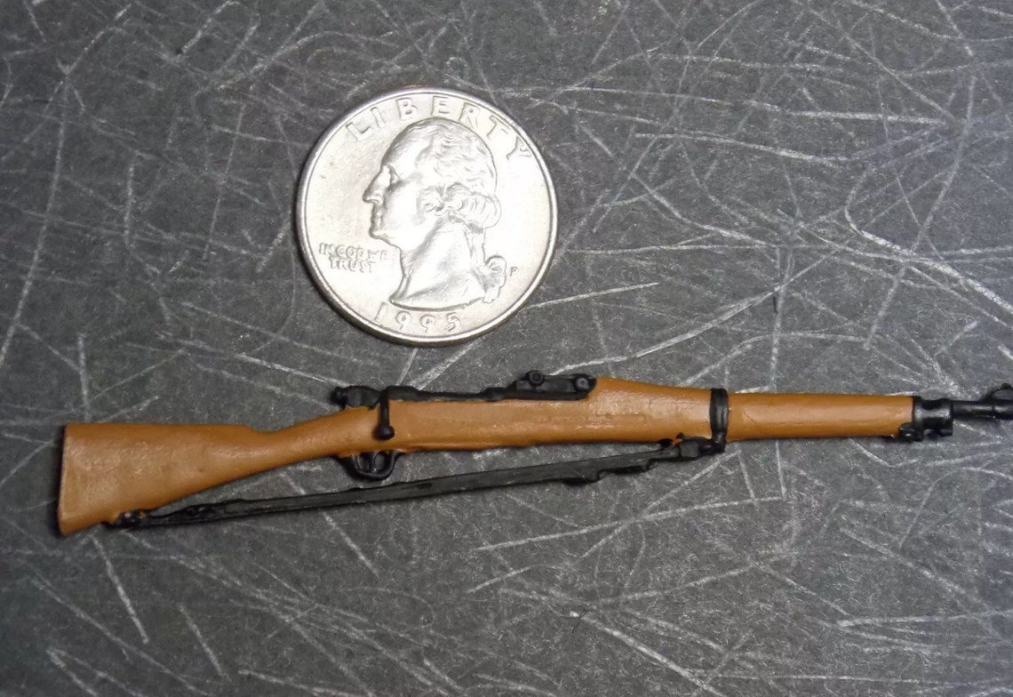 Dollhouse Miniature Springfield Hunting Rifle Gun 112 scale Etsy