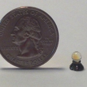Dollhouse Miniature Crystal Ball 1:48 1/4 inch Quarter Inch Scale 2 C171 Dollys Gallery