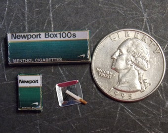 Dollhouse Miniature Cigarette Set NP 1:12 One Inch Scale F113 Dollys Gallery