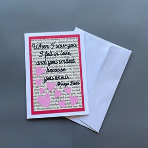 Valentine Anniversary Book Card