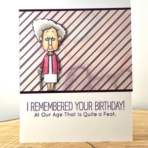 Gossip Card Ladies Birthday Card Funny Friend Birthday Handmade Happy Birthday Card Seniors Birthday Card Funny Blank Card